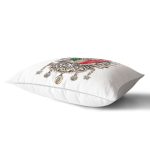 - Rh-Dik-5541-Gorsel2 - Realhomes  Beyaz Zeminde Osmanlı Devlet Arması Modern Dikdörtgen Kırlent Kılıfı Realhomes