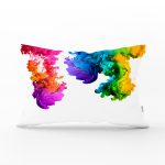 Renli Duman Dijital Baskılı Modern Dikdörtgen Yastık Kılıfı Realhomes