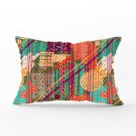 - Rh-Dik-5578-Gorsel1 - Realhomes Halı Desenli Dijital Baskılı Dekoratif Dikdörtgen Kırlent Kılıfı Realhomes