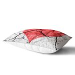 Kalp Desenli Dijital Baskılı Dekoratif Dikdörtgen Yastık Kırlent Kılıfı Realhomes