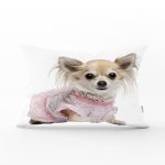 - Rh-Dik-5605-Gorsel1 - Realhomes Sevimli Köpek Desenli Dijital Baskılı Modern Dikdörtgen Yastık Kırlent Kılıfı Realhomes