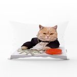 - Rh-Dik-5606-Gorsel1 - Realhomes Sevimli Kedi Desenli Dijital Baskılı Modern Dikdörtgen Yastık Kırlent Kılıfı Realhomes