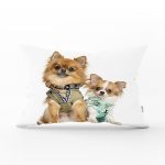 - Rh-Dik-5614-Gorsel1 - Realhomes Sevimli Köpekler Dijital Baskılı Modern Dikdörtgen Yastık Kırlent Kılıfı Realhomes