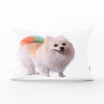 Sevimli Köpek Desenli Dijital Baskılı Modern Dikdörtgen Yastık Kırlent Kılıfı Realhomes