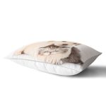 - Rh-Dik-5622-Gorsel2 - Realhomes Köpek ve Kedili Dijital Baskılı Modern Dikdörtgen Yastık Kırlent Kılıfı Realhomes