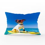 - Rh-Dik-5625-Gorsel1 - Realhomes Sörf Yapan Köpek Baskılı Modern Dikdörtgen Yastık Kırlent Kılıfı Realhomes