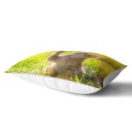 Sevimli Kedi Desenli Dijital Baskılı Modern Dikdörtgen Yastık Kırlent Kılıfı Realhomes