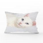 - Rh-Dik-5642-Gorsel1 - Realhomes Sevimli Kedi Desenli Dijital Baskılı Modern Dikdörtgen Yastık Kırlent Kılıfı Realhomes