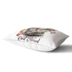 Kızıl Derili Kedi Motifli Modern Dikdörtgen Yastık Kırlent Kılıfı Realhomes