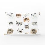 Çeşitli Kedi Desenli Modern Dikdörtgen Yastık Kırlent Kılıfı Realhomes