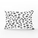 Kedi Köpek Ayak İzi Dijital Baskılı Modern Dikdörtgen Yastık Kırlent Kılıfı Realhomes