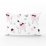 Çizgi Köpek Desenli Dijital Baskılı Modern Dikdörtgen Yastık Kırlent Kılıfı Realhomes