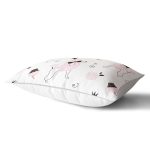 Çizgi Köpek Desenli Dijital Baskılı Modern Dikdörtgen Yastık Kırlent Kılıfı Realhomes