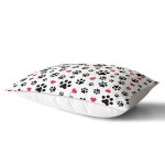 - Rh-Dik-5673b-Gorsel2 - Realhomes Köpek Ayak İzi Desenli Dijital Baskılı Modern Dikdörtgen Yastık Kırlent Kılıfı Realhomes