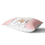 - Rh-Dik-5683-Gorsel2 - Realhomes Yavrusuna Sarılmış Kedi Motifli Modern Dikdörtgen Yastık Kırlent Kılıfı Realhomes