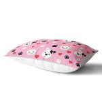 - Rh-Dik-5700-Gorsel2 - Realhomes  Kalpli Köpek ve Kedi Baskılı Modern Dikdörtgen Yastık Kırlent Kılıfı Realhomes