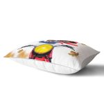 Motor Süren Çılgın Köpekler Dijital Baskılı Modern Dikdörtgen Yastık Kırlent Kılıfı Realhomes