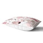 Sevimli Kedi Desenli Dijital Baskılı Modern Dikdörtgen Yastık Kırlent Kılıfı Realhomes