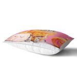 Bal Kabakları Arasında Sevimli Kedi Modern Dikdörtgen Yastık Kırlent Kılıfı Realhomes