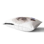 Sevimli Kedi Desenli Dijital Baskılı Modern Dikdörtgen Yastık Kırlent Kılıfı Realhomes