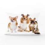- Rh-Dik-5730-Gorsel1 - Realhomes Çeşitli Köpek Desenli Dijital Baskılı Modern Dikdörtgen Yastık Kırlent Kılıfı Realhomes