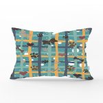 Realhomes Dijital Baskılı Modern Dikdörtgen Yastık Kırlent Kılıfı Realhomes