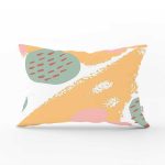 Realhomes Dijital Baskılı Özel Renkli Dikdörtgen Kırlent Kılıfı Realhomes