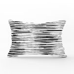 - Rh-Dik-5764-Gorsel1 - Realhomes Siyah Beyaz Modern Çizgili Dekoratif Dikdörtgen Yastık Kılıfı Realhomes