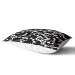 Beyaz Zeminde Anlamsız Çizgiler Desenli Dikdörtgen Yastık Kılıfı Realhomes