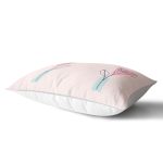 - Rh-Dik-5778-Gorsel2 - Realhomes Pembe Zeminde Gül Motifli Bohemian Dekoratif Dikdörtgen Kırlent Kılıfı Realhomes