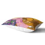 Turuncu Zeminci Modern Japon Women Tasarımlı Dijital Baskılı Dikdörtgen Kırlent Kılıfı Realhomes