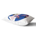 Çiçek Motifli Japon Kız Desenli Dekoratif Dikdörtgen Yastık Kılıfı Realhomes