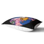 Çiçek Desenli Yelpazeli Japon Kız Motifli Modern Dikdörtgen Yastık Kılıfı Realhomes