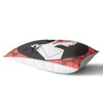 Geometrik Ogea Zeminli Çiçek Saçlı Japon Kadın Motifli Dikdörtgen Kırlent Kılıfı Realhomes