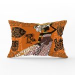 - Rh-Dik-5806-Gorsel1 - Realhomes Çanaklı Arap Kadın Motifli Dekoratif Dikdörtgen Yastık Kılıfı Realhomes