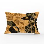 Etnik Afrika Desenli Modern Dikdörtgen Kırlent Kılıfı Realhomes