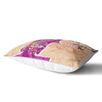 - Rh-Dik-5811-Gorsel2 - Realhomes Çizgi Desen Zeminli Çiçekli Japon Kadın Motifli Modern Dikdörtgen Yastık Kılıfı Realhomes