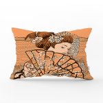 - Rh-Dik-5817-Gorsel1 - Realhomes Koyu Buğday Zeminli Masum Şaman Kadın Modern Dikdörtgen Kırlent Kılıfı Realhomes