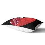 Kırmızı Yelpazeli Şaman Japan Kadın Dijital Baskılı Dikdörtgen Kırlent Kılıfı Realhomes