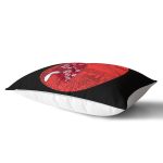 Kırmızı Yelpazeli Şaman Japan Kadın Dekoratif Dikdörtgen Yastık Kılıfı Realhomes