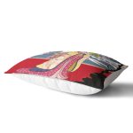 Yelpazeli Japon Kadın Motifli Dekoratif Dikdörtgen Yastık Kılıfı Realhomes