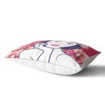 Çiçek Taçlı Japon Kadın Figürlü Dekoratif Dikdörtgen Kırlent Kılıfı Realhomes