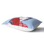 - Rh-Dik-5855-Gorsel2 - Realhomes Kırmızı Yelpazeli Mavi Zeminli Japon Kadın Modern Dikdörtgen Yastık Kılıfı Realhomes