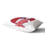 Sırtında Kırmızı Şemsiyeli Japon Kadın Motifli Dikdörtgen Kırlent Kılıfı Realhomes