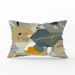 Geometrik Şekilli Bohemian Özel Tasarımlı Modern Dikdörtgen Kırlent Kılıfı Realhomes