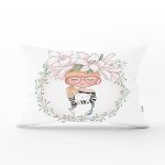 - Rh-Dik-588-Gorsel1 - Realhomes Fashion Girl Dijital Baskılı Modern Dikdörtgen Yastık Kırlent Kılıfı Realhomes