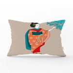 Realhomes Dijital Baskılı Özel Tasarım Dekoratif Modern Dikdörtgen Kırlent Kılıfı Realhomes