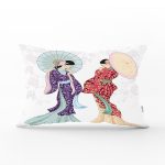 Realhomes Dijital Baskılı Özel Tasarım Dekoratif Modern Dikdörtgen Kırlent Kılıfı Realhomes