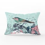 - Rh-Dik-65-Gorsel1 - Realhomes Kuş Motifli Dijital Baskılı Dekoratif Dikdörtgen Yastık Kırlent Kılıfı Realhomes