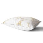 Açık Zemin Mermer Motifli Dijital Baskılı Modern Dikdörtgen Yastık Kırlent Kılıfı Realhomes